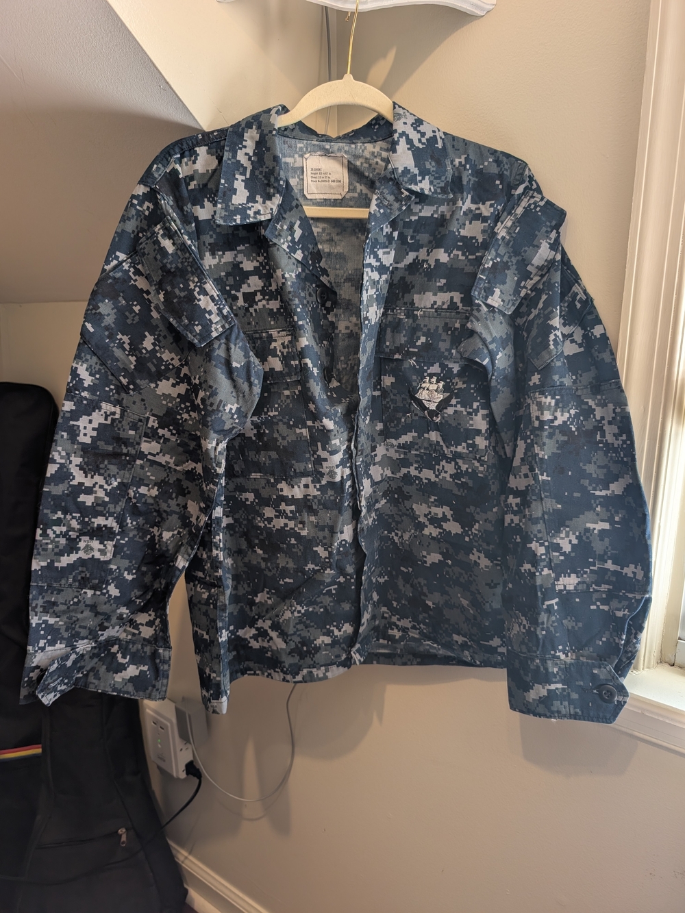 Navy Digital Camo Jacket
